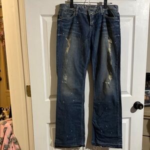 Guess Denim Jeans with Silver Button
